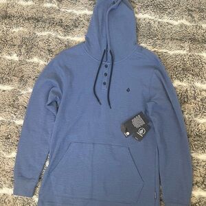 Volcom Men's Slate Blue Hoodie